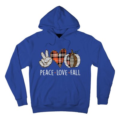 Peace Love Fall S Pumpkin Gift For Fall Halloween Cute Gift Hoodie