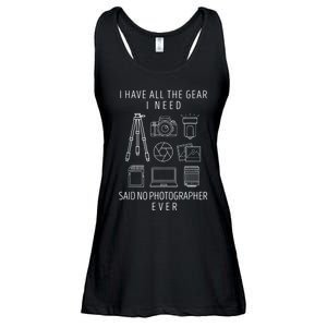 Photography Lover Funny Camera Photographer Ladies Essential Flowy Tank