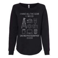 Photography Lover Funny Camera Photographer Womens California Wash Sweatshirt