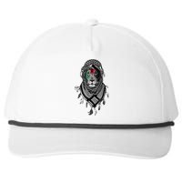 Palestinian Lion Free Palestine Free Gaza Palestine Flag Snapback Five-Panel Rope Hat