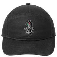 Palestinian Lion Free Palestine Free Gaza Palestine Flag 7-Panel Snapback Hat