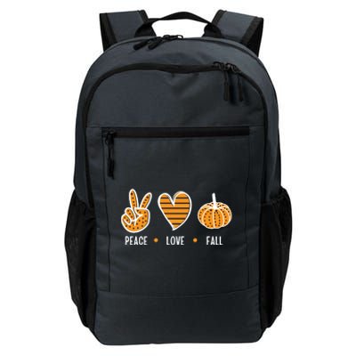 Peace Love Fall Cute Autumn Daily Commute Backpack