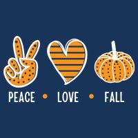 Peace Love Fall Cute Autumn Infant Baby Jersey Bodysuit