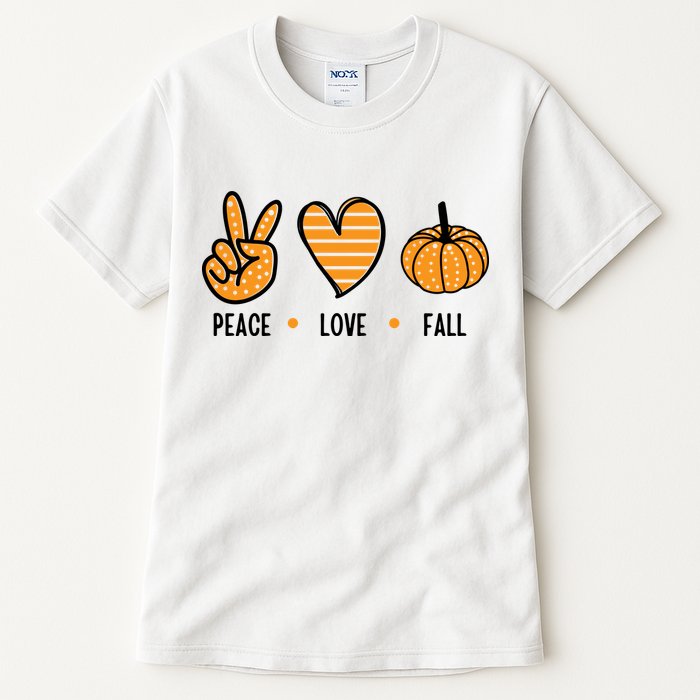 Peace Love Fall Cute Autumn Tall T-Shirt