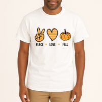 Peace Love Fall Cute Autumn Tall T-Shirt