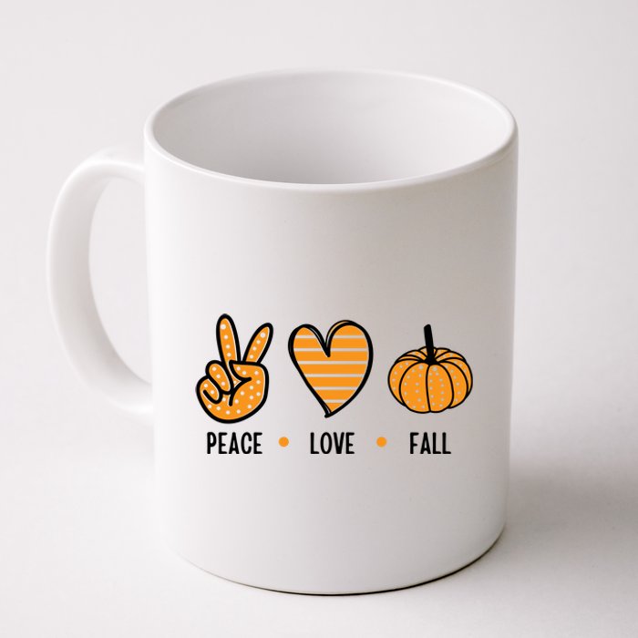 Peace Love Fall Cute Autumn Coffee Mug