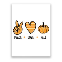 Peace Love Fall Cute Autumn Poster