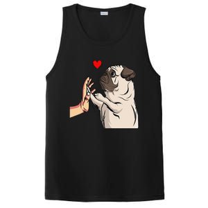 Pug Love Funny Dog Lover Owner Gift PosiCharge Competitor Tank