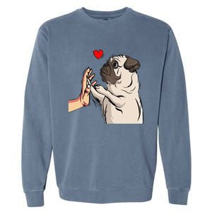 Pug Love Funny Dog Lover Owner Gift Garment-Dyed Sweatshirt