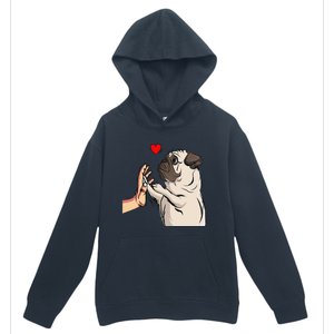 Pug Love Funny Dog Lover Owner Gift Urban Pullover Hoodie