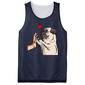 Pug Love Funny Dog Lover Owner Gift Mesh Reversible Basketball Jersey Tank