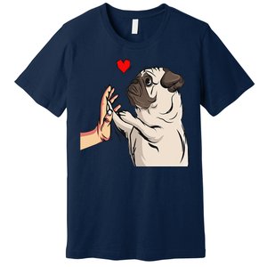 Pug Love Funny Dog Lover Owner Gift Premium T-Shirt