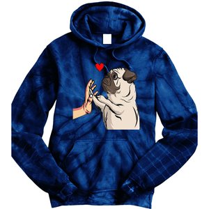 Pug Love Funny Dog Lover Owner Gift Tie Dye Hoodie