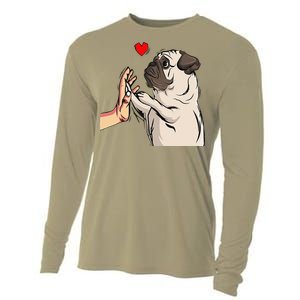 Pug Love Funny Dog Lover Owner Gift Cooling Performance Long Sleeve Crew