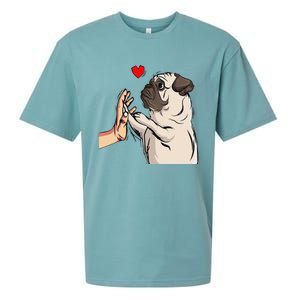 Pug Love Funny Dog Lover Owner Gift Sueded Cloud Jersey T-Shirt