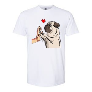 Pug Love Funny Dog Lover Owner Gift Softstyle CVC T-Shirt