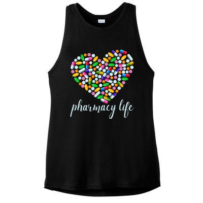 Pharmacists Life Funny Pharmacy Tech Medical Student Gift Ladies PosiCharge Tri-Blend Wicking Tank