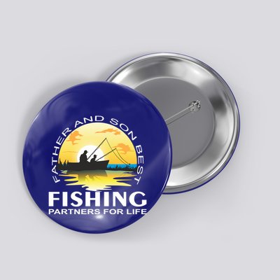 Partner Look Father And Son Angel Partner For Life Angler Gift Button