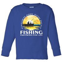 Partner Look Father And Son Angel Partner For Life Angler Gift Toddler Long Sleeve Shirt