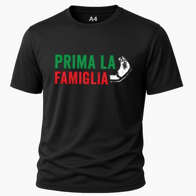 Prima La Famiglia Proud Italian Gift First Family Heritage Performance Shirt