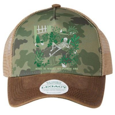 Plants LoverS GardenerS Home Is Where My Plants Are Legacy Tie Dye Trucker Hat