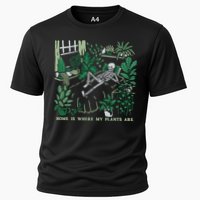 Plants LoverS GardenerS Home Is Where My Plants Are Cooling Performance Crew T-Shirt