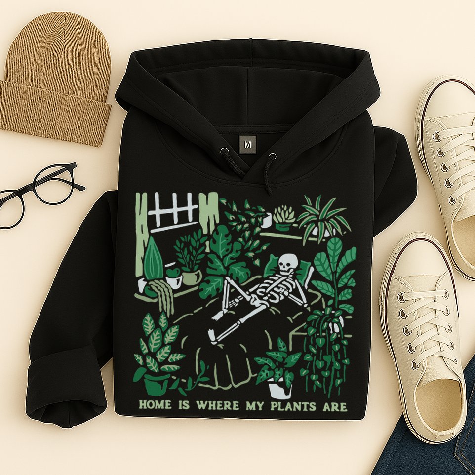 Plants LoverS GardenerS Home Is Where My Plants Are Hoodie