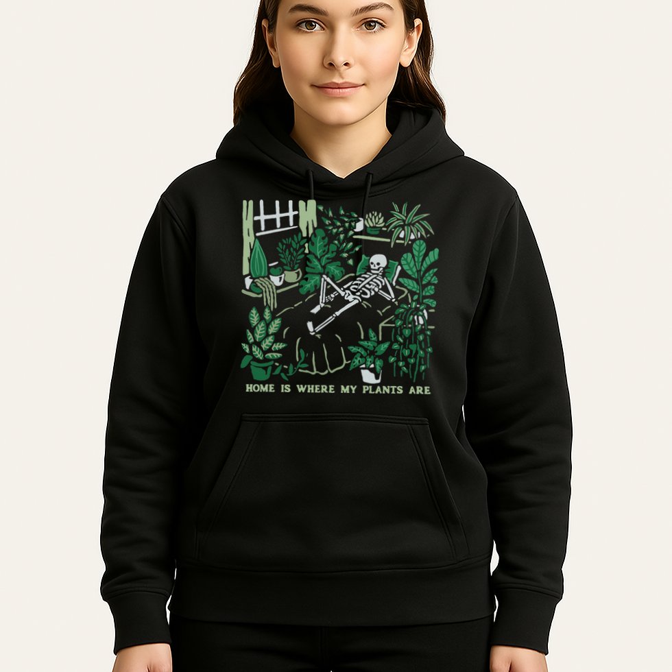 Plants LoverS GardenerS Home Is Where My Plants Are Hoodie