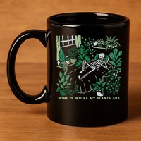 Plants LoverS GardenerS Home Is Where My Plants Are 11oz C Handle Ceramic Mug