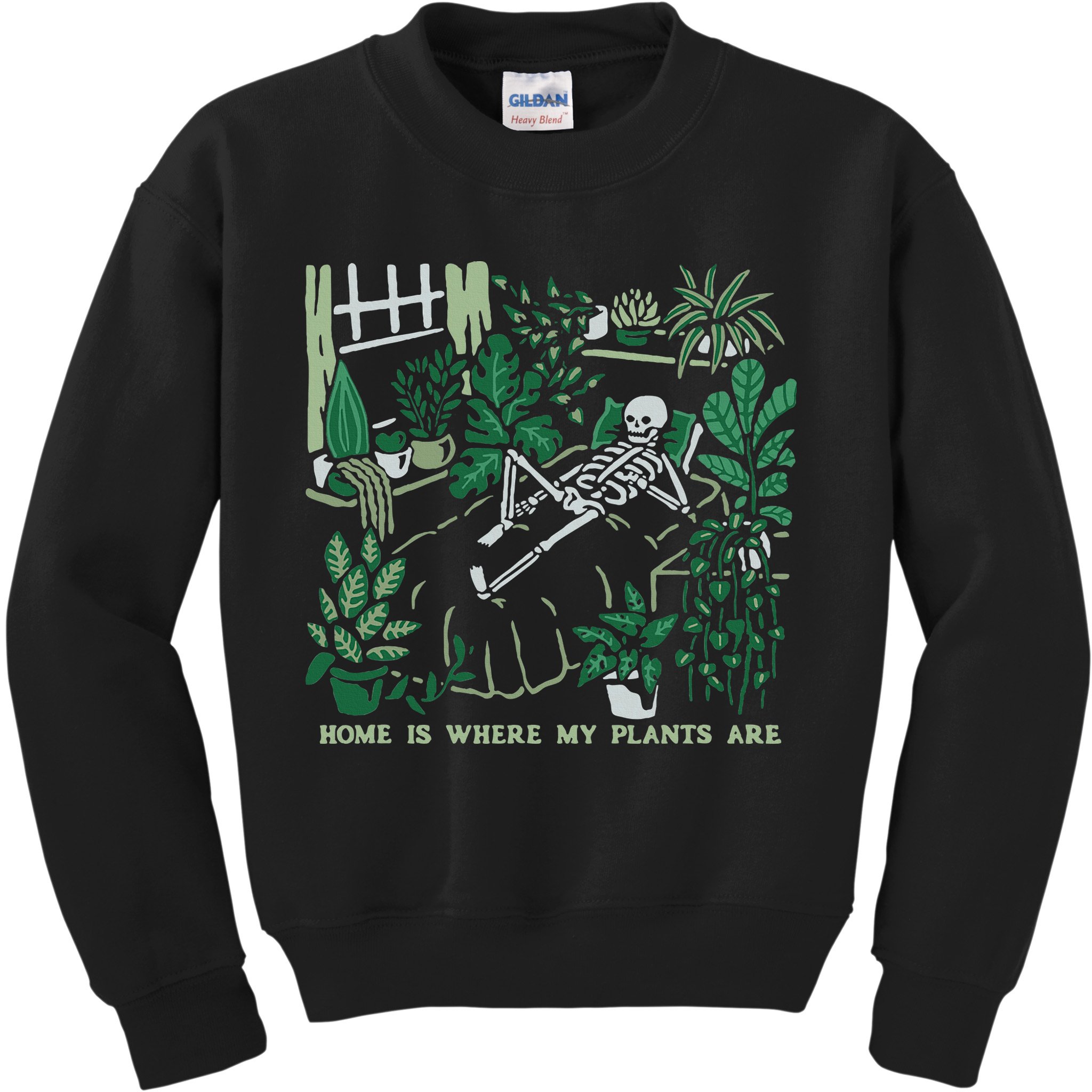 Plants LoverS GardenerS Home Is Where My Plants Are Kids Sweatshirt