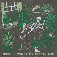 Plants LoverS GardenerS Home Is Where My Plants Are Cotton Canvas Backpack