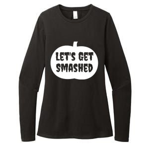 Pumpkin LetS Get Smashed Cool Gift Womens CVC Long Sleeve Shirt