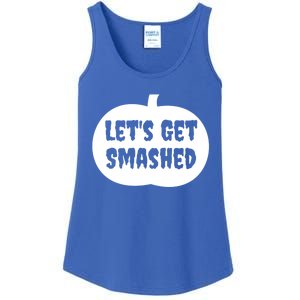 Pumpkin LetS Get Smashed Cool Gift Ladies Essential Tank