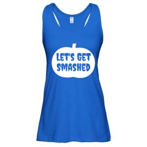 Pumpkin LetS Get Smashed Cool Gift Ladies Essential Flowy Tank