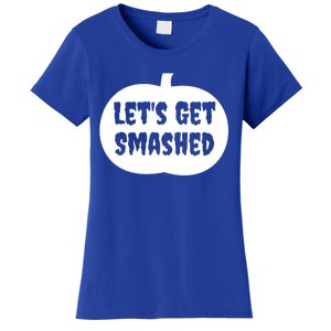 Pumpkin LetS Get Smashed Cool Gift Women's T-Shirt