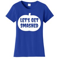 Pumpkin LetS Get Smashed Cool Gift Women's T-Shirt