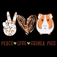 Peace Love Guinea Pigs Gift For Guinea Pigs Lover Bag