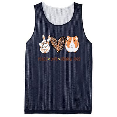 Peace Love Guinea Pigs Gift For Guinea Pigs Lover Mesh Reversible Basketball Jersey Tank