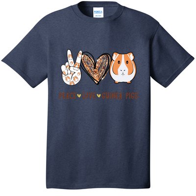 Peace Love Guinea Pigs Gift For Guinea Pigs Lover T-Shirt