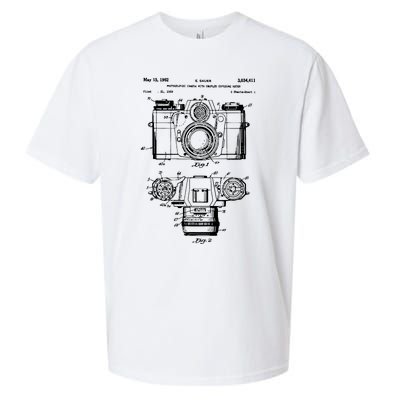 Photography Lover Gift Camera Vintage Patent Print Sueded Cloud Jersey T-Shirt