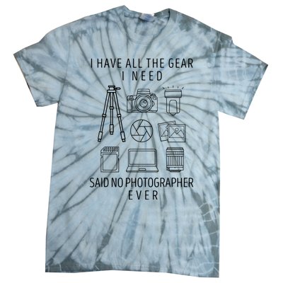 Photography Lover Gift Funny Camera Photographer Tie-Dye T-Shirt