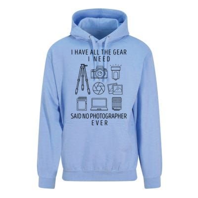 Photography Lover Gift Funny Camera Photographer Unisex Surf Hoodie