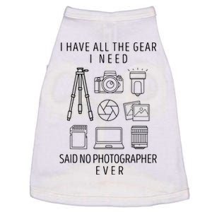 Photography Lover Gift Funny Camera Photographer Doggie Tank