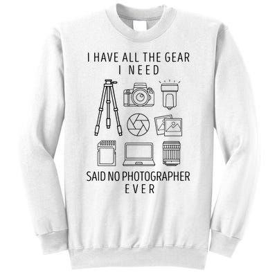 Photography Lover Gift Funny Camera Photographer Sweatshirt