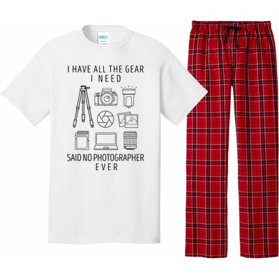 Photography Lover Gift Funny Camera Photographer Pajama Set