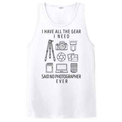 Photography Lover Gift Funny Camera Photographer PosiCharge Competitor Tank