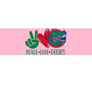 Peace Love Gator Cute Costume Animal Lover Alligator Bumper Sticker