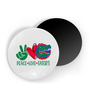 Peace Love Gator Cute Costume Animal Lover Alligator Magnet