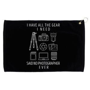 Photography Lover Gift Funny Camera Photographer Tee Grommeted Golf Towel