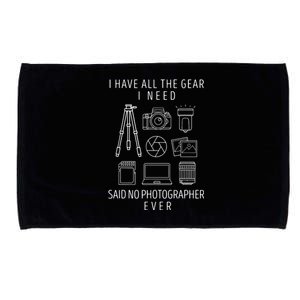 Photography Lover Gift Funny Camera Photographer Tee Microfiber Hand Towel